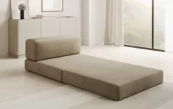 Designer Sofa Mittelmodul Lazy in Samt