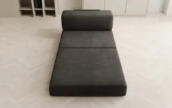 Designer Sofa Mittelmodul Lazy in Samt