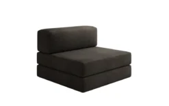 Designer Sofa Mittelmodul Lazy in Samt