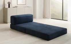 Designer Sofa Mittelmodul Lazy in Samt