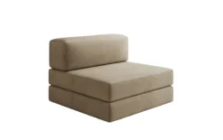 Designer Sofa Mittelmodul Lazy in Samt