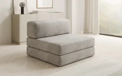 Designer Sofa Mittelmodul Lazy in Samt