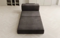 Designer Sofa Mittelmodul Lazy in Samt