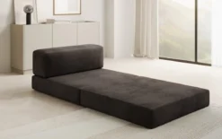 Designer Sofa Mittelmodul Lazy in Samt