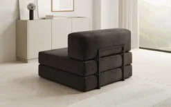 Designer Sofa Mittelmodul Lazy in Samt