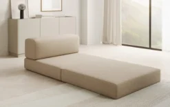 Designer Sofa Mittelmodul Lazy in Bouclé