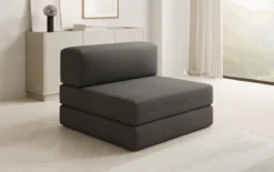 Designer Sofa Mittelmodul Lazy in Bouclé