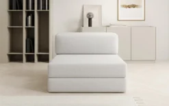 Designer Sofa Mittelmodul Lazy in Bouclé