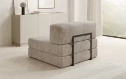 Designer Sofa Mittelmodul Lazy in Cord