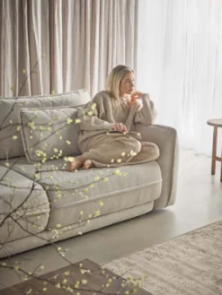 Designer Sofa Mojave mit Schlaffunktion und Bettkasten