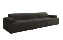 Designer Sofa Monza 3 Sitzer XXL in Samt