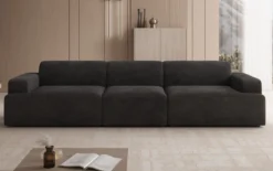 Designer Sofa Monza 3 Sitzer XXL in Cord