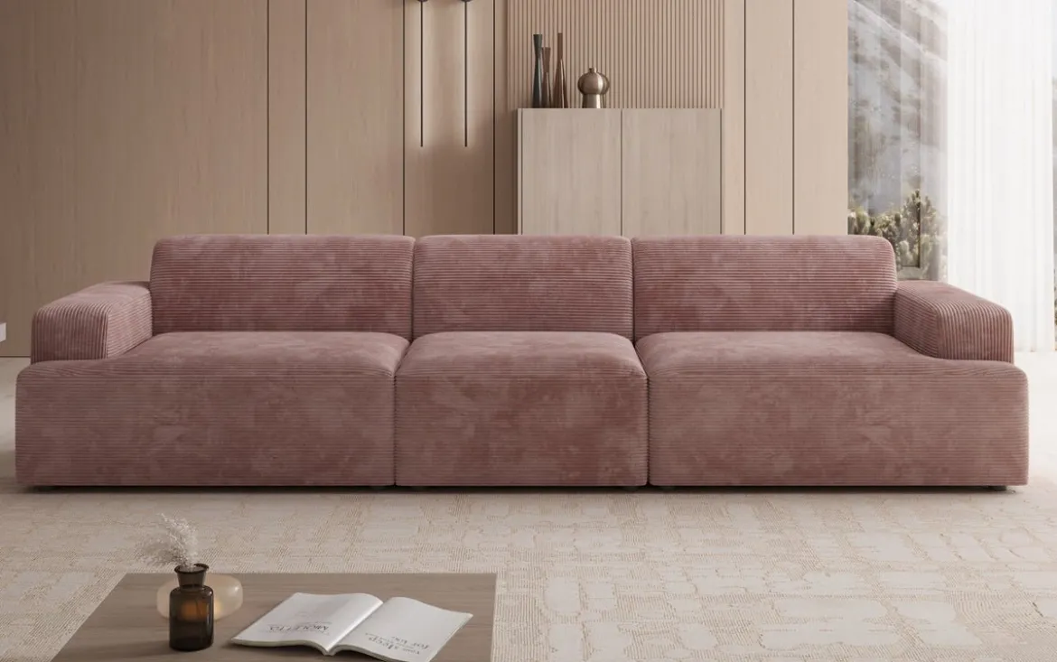 Designer Sofa Monza 3 Sitzer XXL in Cord