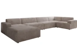 Designer Sofa Monza U XXL in Cord