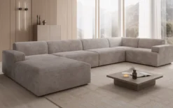 Designer Sofa Monza U XXL in Cord