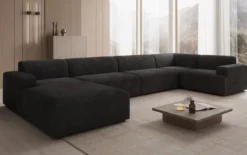 Designer Sofa Monza U XXL in Cord