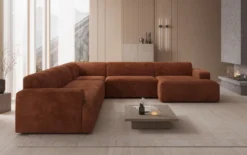 Designer Sofa Monza Wohnlandschaft U XXL in Cord