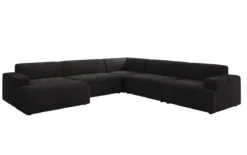 Designer Sofa Monza Wohnlandschaft U XXL in Cord