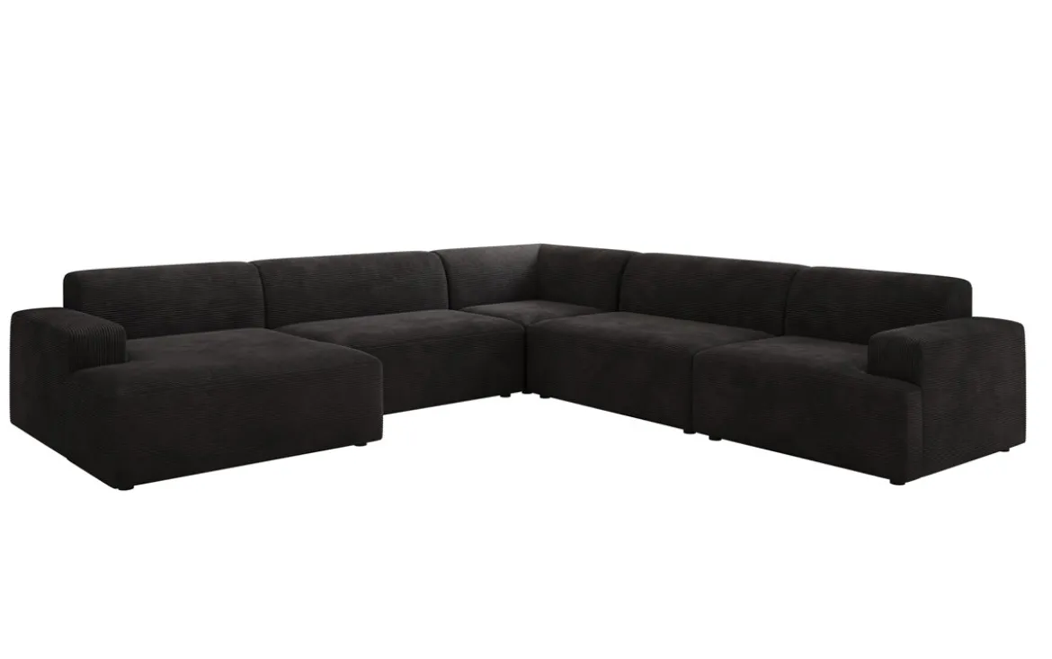 Designer Sofa Monza Wohnlandschaft U XXL in Cord