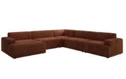 Designer Sofa Monza Wohnlandschaft U XXL in Cord