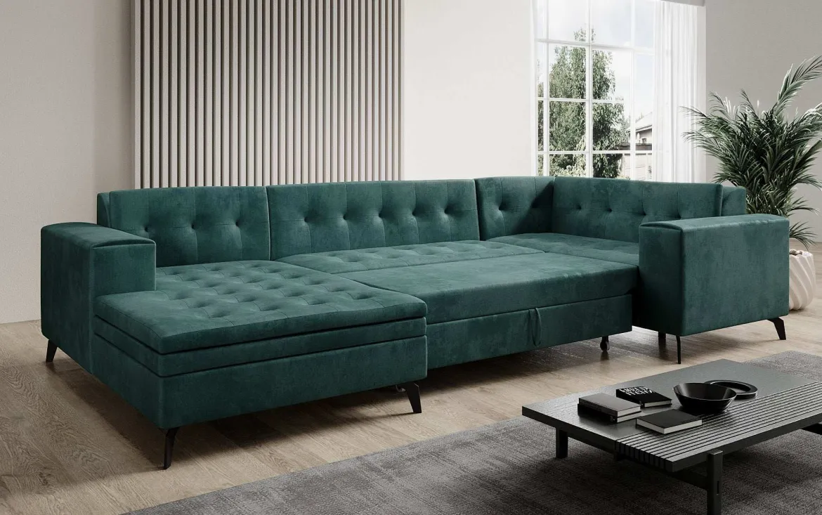 Designer Sofa Neola mit Schlaffunktion