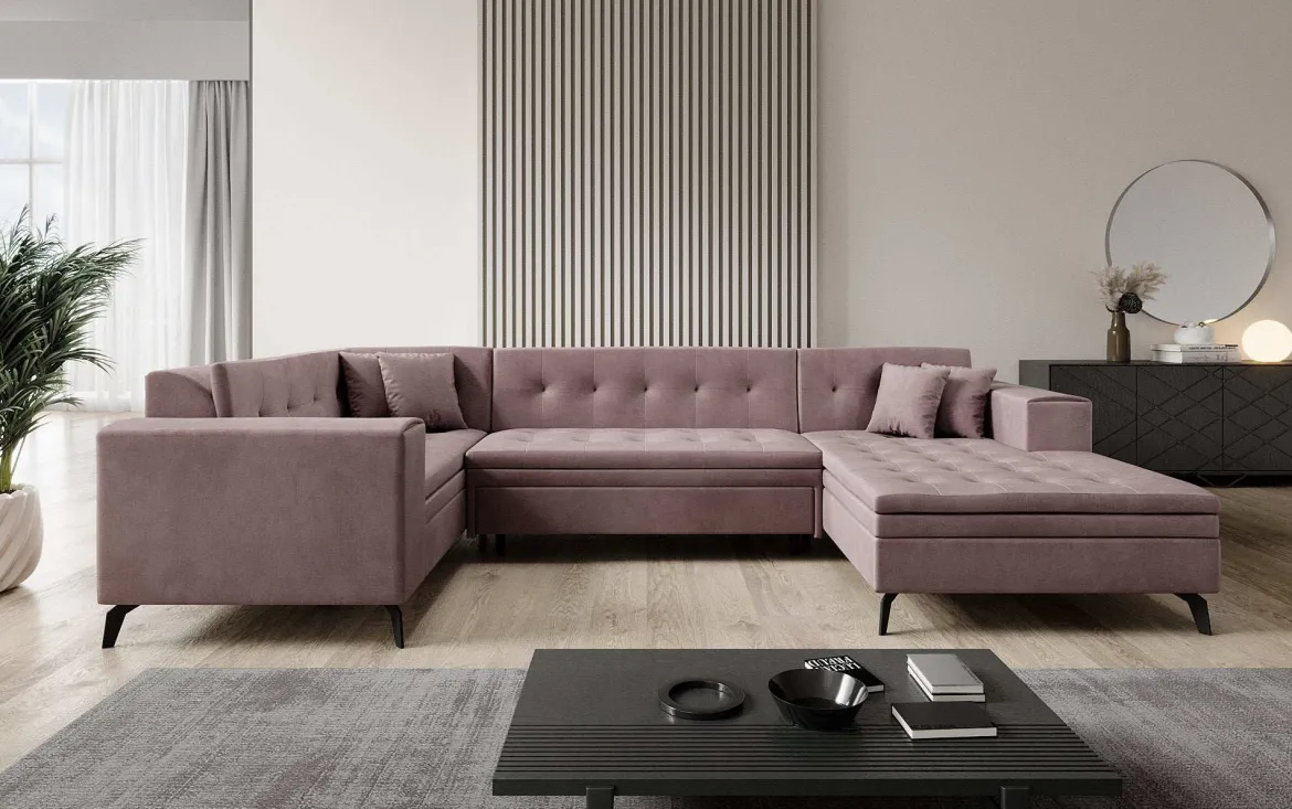 Designer Sofa Neola mit Schlaffunktion