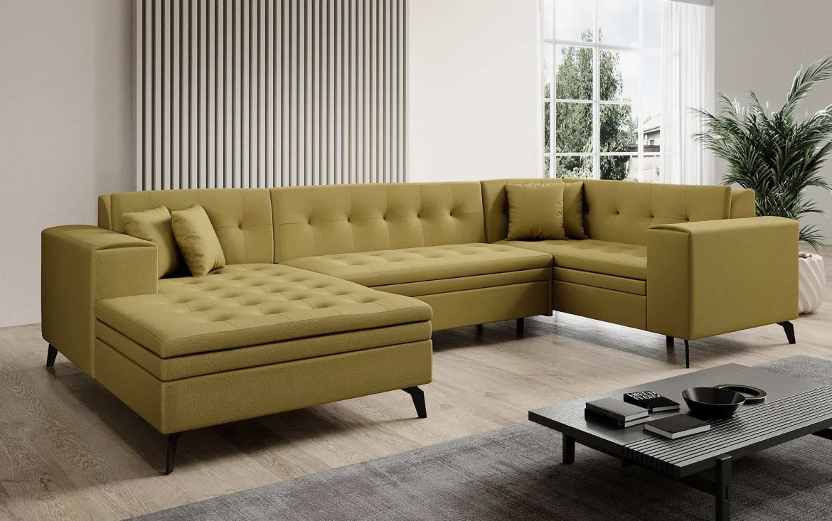 Designer Sofa Neola mit Schlaffunktion