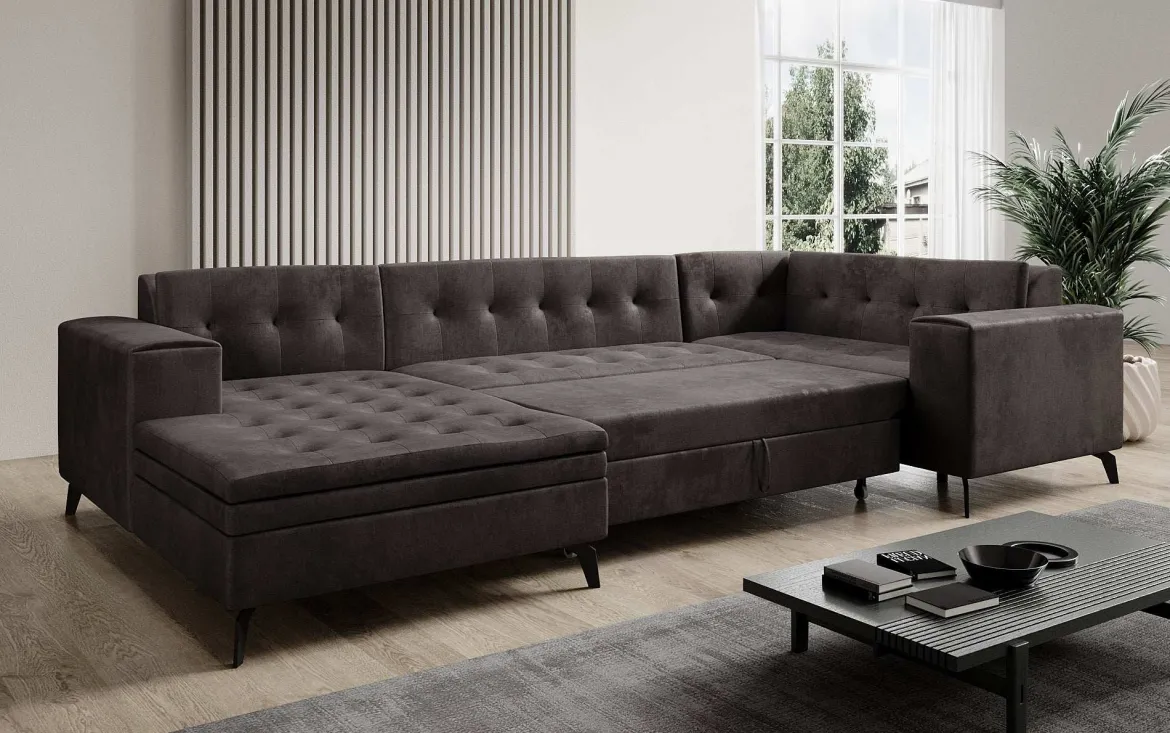 Designer Sofa Neola mit Schlaffunktion