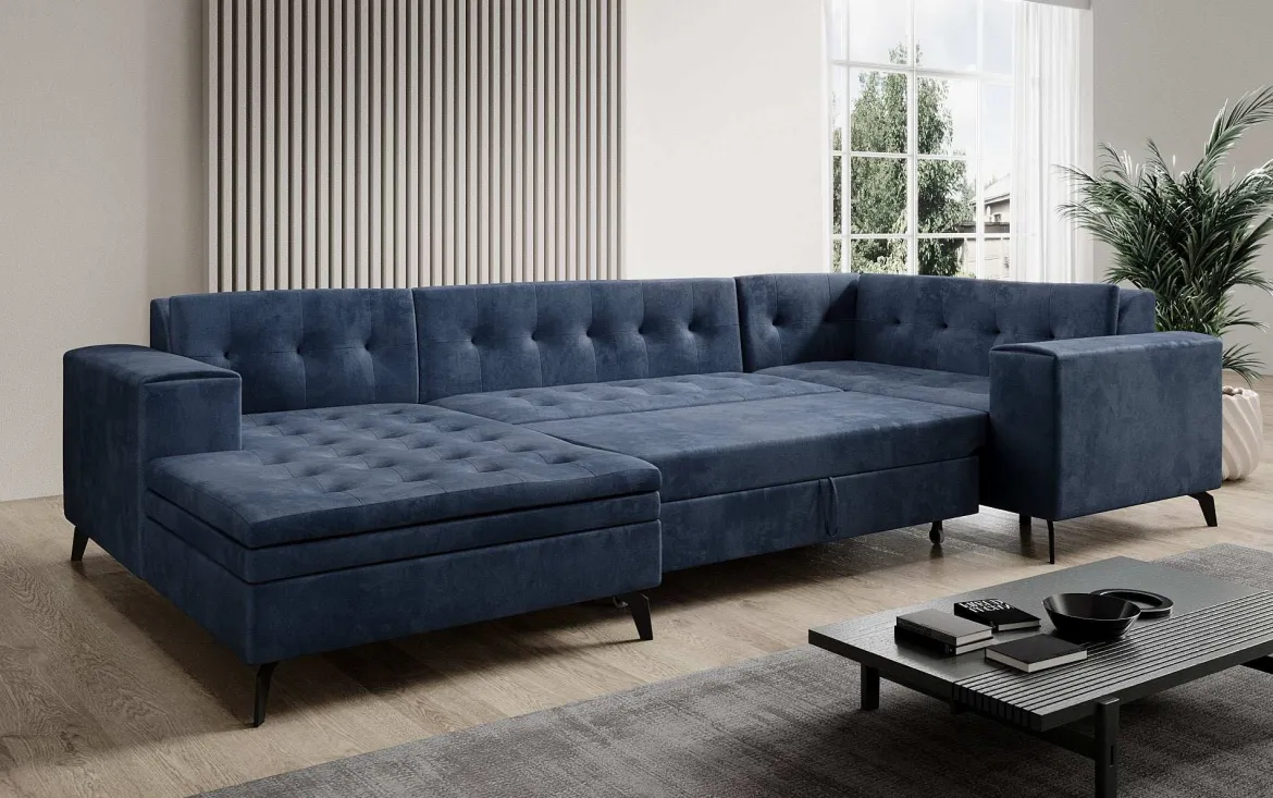 Designer Sofa Neola mit Schlaffunktion
