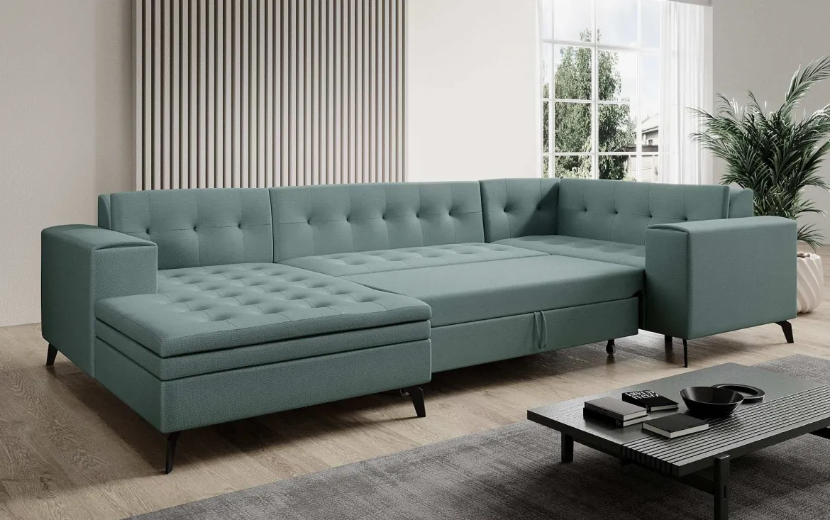 Designer Sofa Neola mit Schlaffunktion