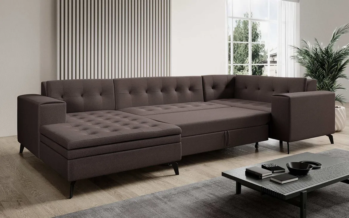 Designer Sofa Neola mit Schlaffunktion