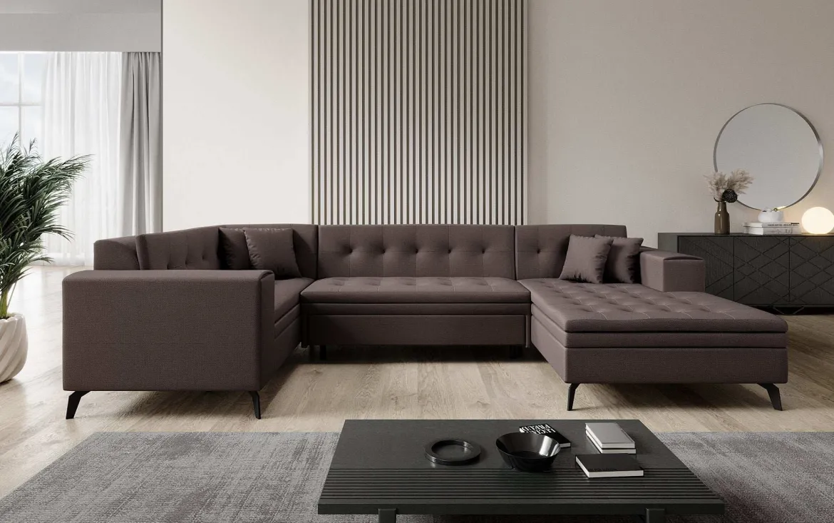 Designer Sofa Neola mit Schlaffunktion