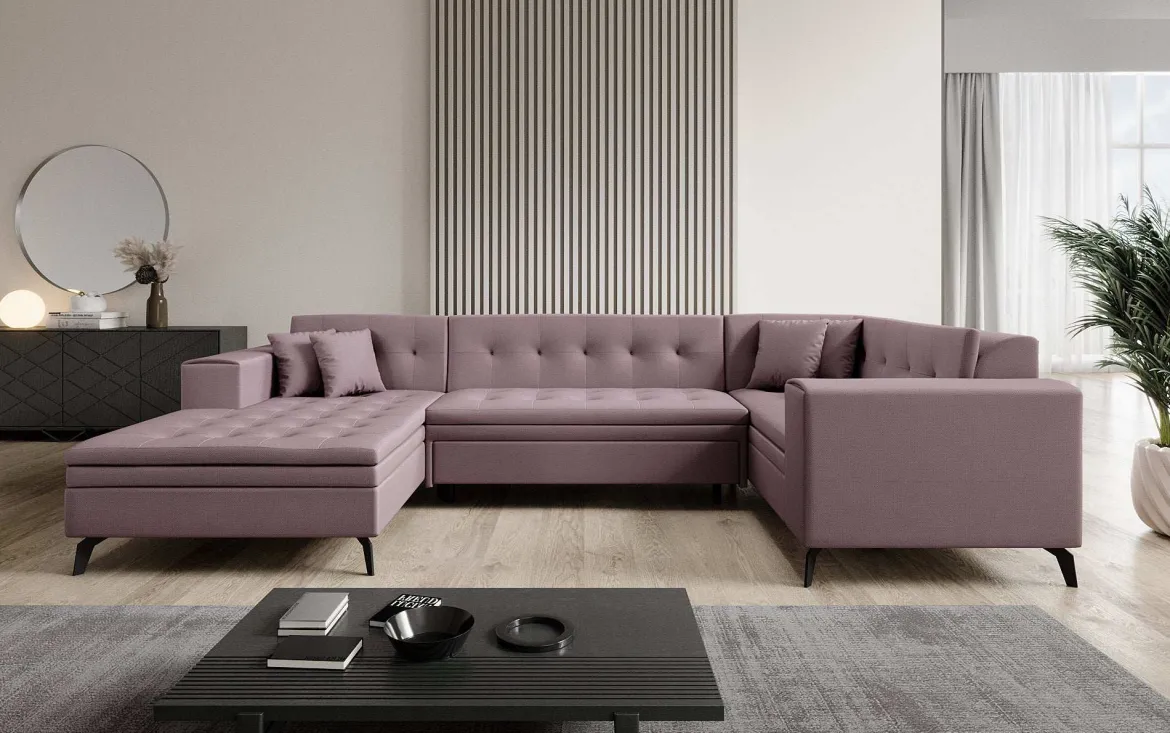 Designer Sofa Neola mit Schlaffunktion