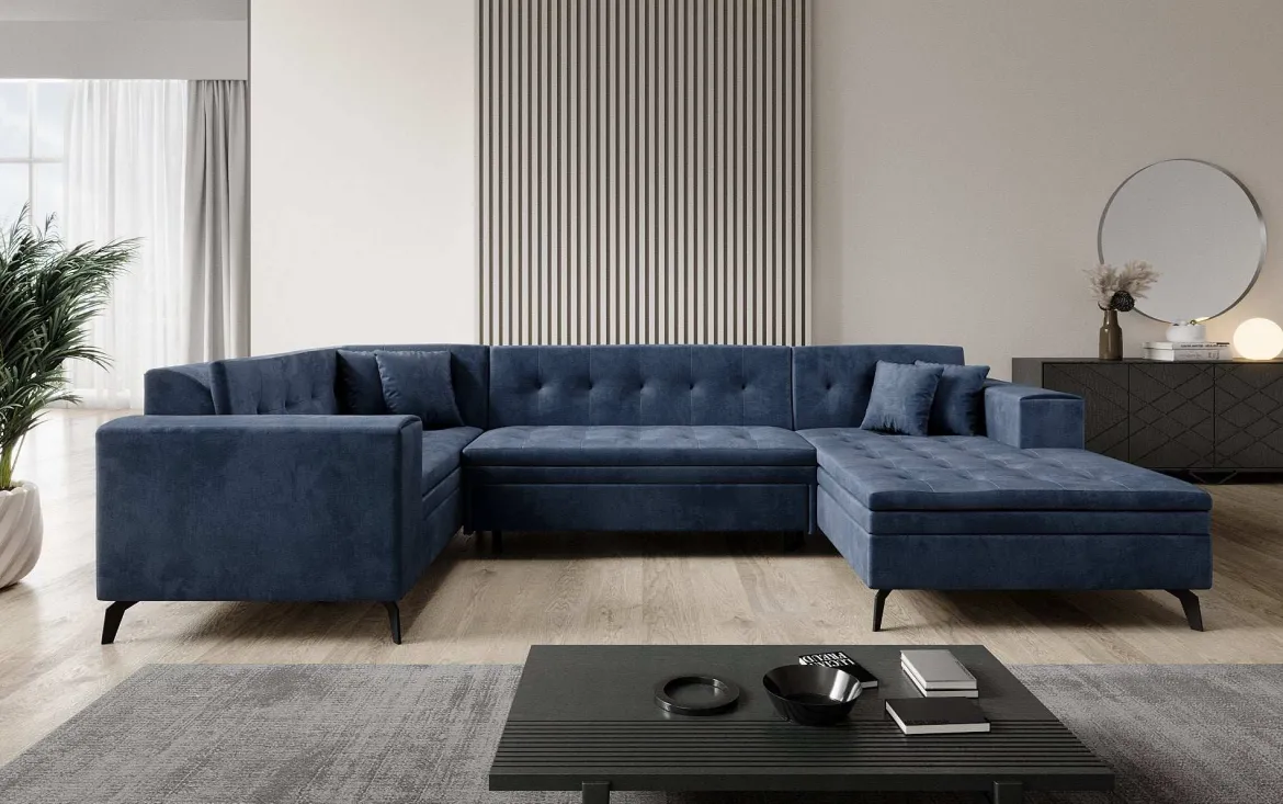 Designer Sofa Neola mit Schlaffunktion