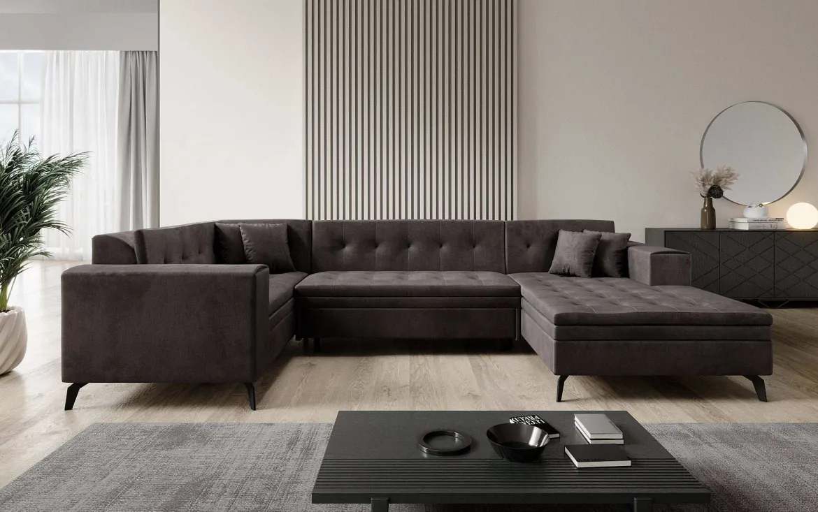 Designer Sofa Neola mit Schlaffunktion