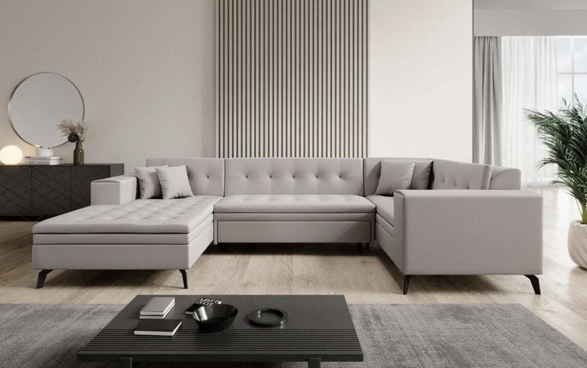Designer Sofa Neola mit Schlaffunktion
