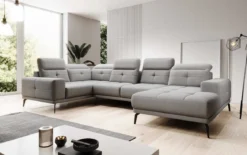 Designer Sofa Nerio mit verstellbarer Kopf- und Rückenlehne