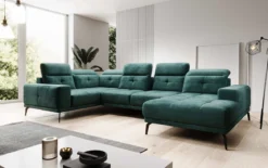Designer Sofa Nerio mit verstellbarer Kopf- und Rückenlehne