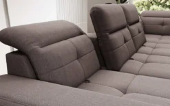 Designer Sofa Nerio mit verstellbarer Kopf- und Rückenlehne