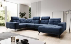 Designer Sofa Nerio mit verstellbarer Kopf- und Rückenlehne
