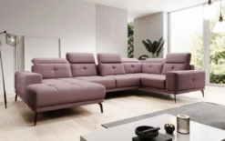 Designer Sofa Nerio mit verstellbarer Kopf- und Rückenlehne