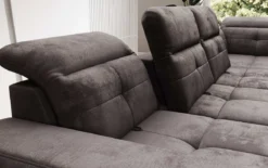 Designer Sofa Nerio mit verstellbarer Kopf- und Rückenlehne
