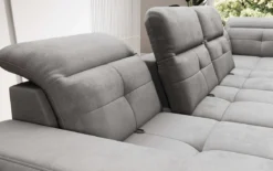 Designer Sofa Nerio mit verstellbarer Kopf- und Rückenlehne