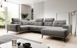 Designer Sofa Nerio mit verstellbarer Kopf- und Rückenlehne