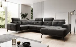 Designer Sofa Nerio mit verstellbarer Kopf- und Rückenlehne