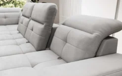 Designer Sofa Nerio mit verstellbarer Kopf- und Rückenlehne