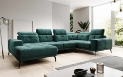 Designer Sofa Nerio mit verstellbarer Kopf- und Rückenlehne