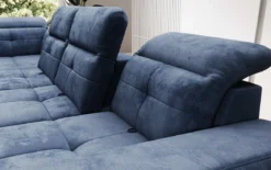 Designer Sofa Nerio mit verstellbarer Kopf- und Rückenlehne