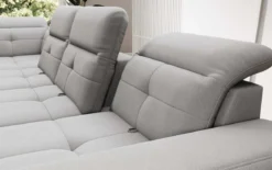 Designer Sofa Nerio mit verstellbarer Kopf- und Rückenlehne