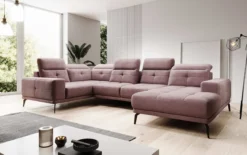 Designer Sofa Nerio mit verstellbarer Kopf- und Rückenlehne